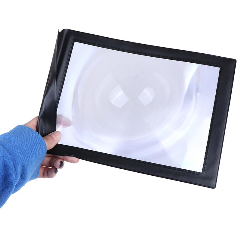 Home Office Supplies A4 Large Sheet Magnifier Glass Reading Aid Lens For Reading