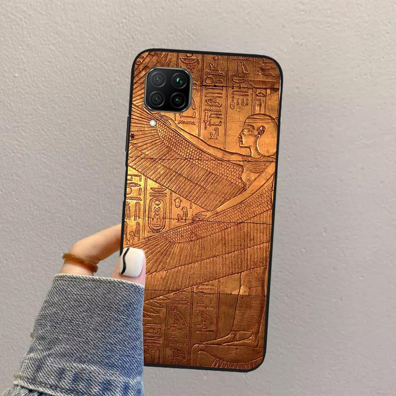 Ancient Egypt Cuneiform For Huawei Nova 10 9 SE 8i 11i 12i 12s Y60 Y61 Y70 Y90 Y72 Y73 Y91 P60 Pro P40 P30 Lite Case