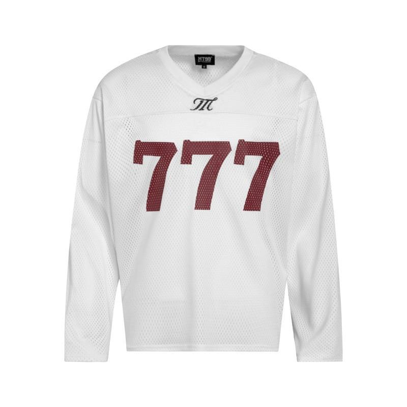 Unisex Oversized V-Neck Long Sleeve Tee