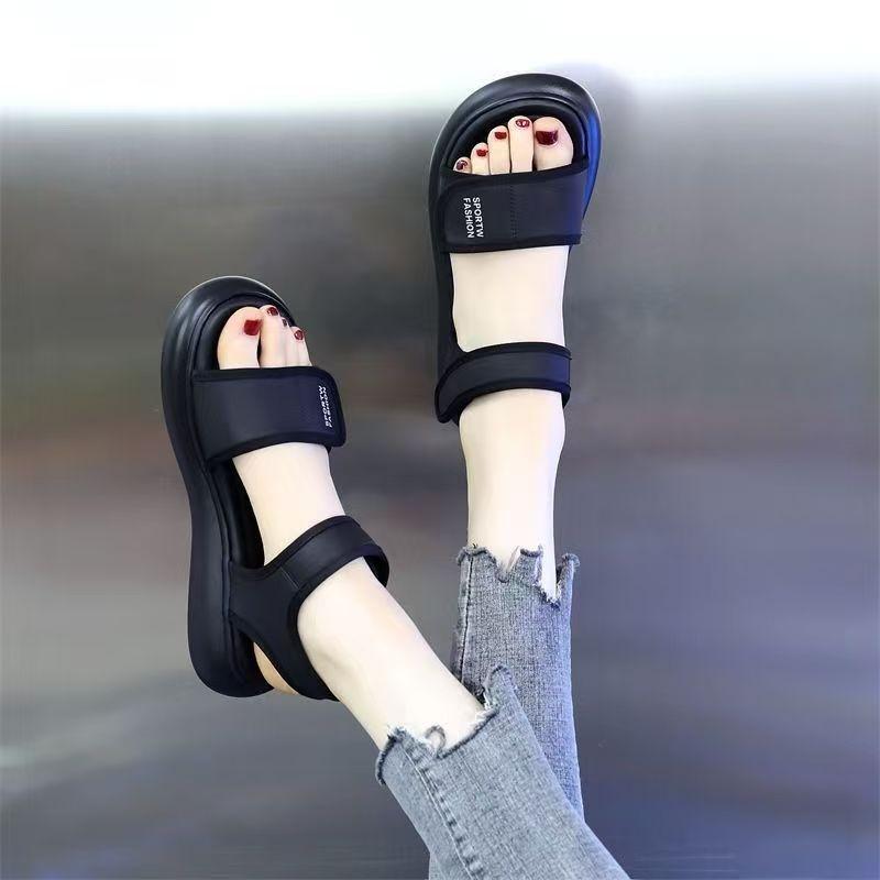 New Summer Sandals Travel Women Shoes New Sandal Sole Durable Sandal Ladies Outdoor Beach Slippers Platform Sandals