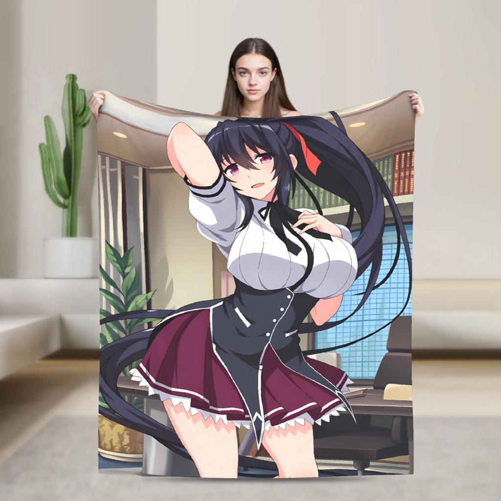 High School DxD  Blankets  Super Soft Comfortable Plush Bedding Throws For Children Bedroom Flannel Bedspread Bed Cover
