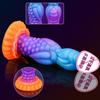 Luminous Silicone Dildo With Irregular Shape Anal Sphincter Soft Flesh Penis Alternative Sex Toy SM Adult Masturbator