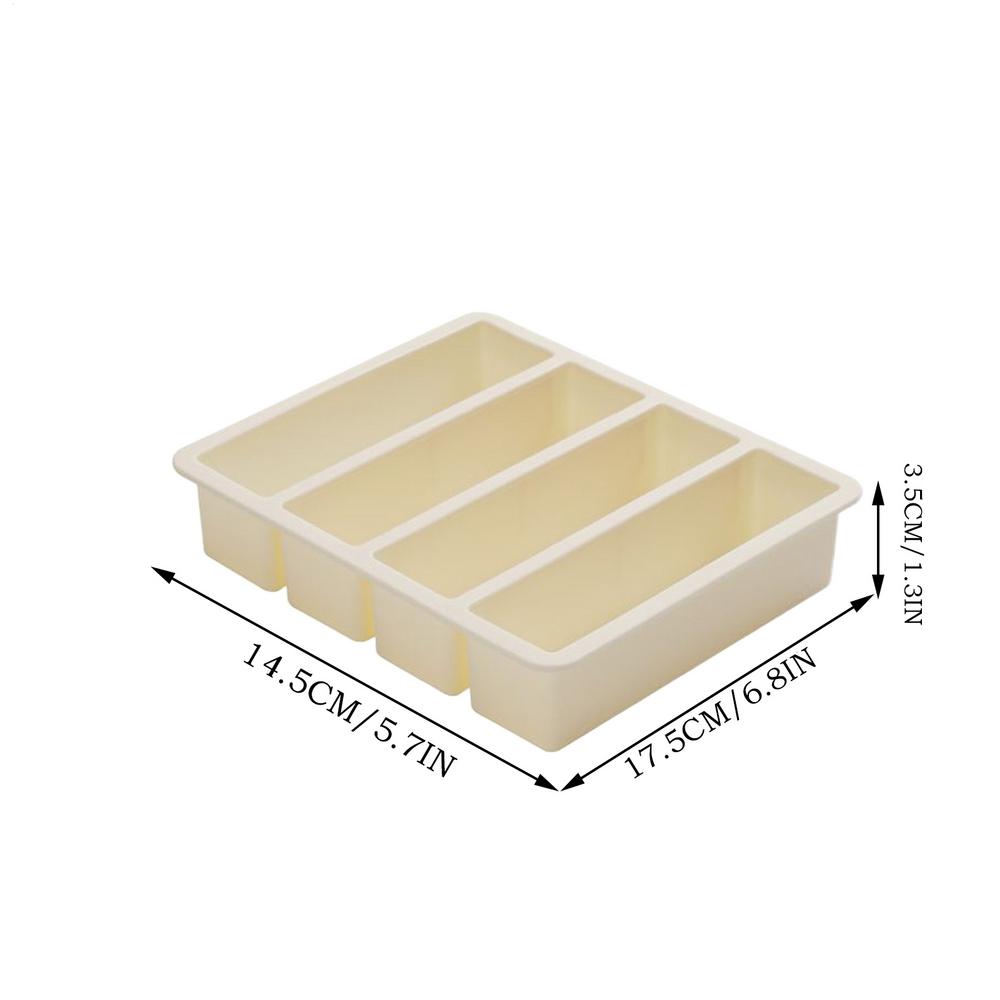 Strip-shap Ice Cubes Trays Silicone Ice Cubes Square Tray Mold Cubes Easy-Release Ice Cubes Molds Refrigerated Food Storage Box