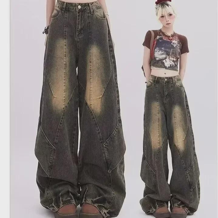 Chunchao Retro Distressed Straight-Leg Jeans für Damen und Herren