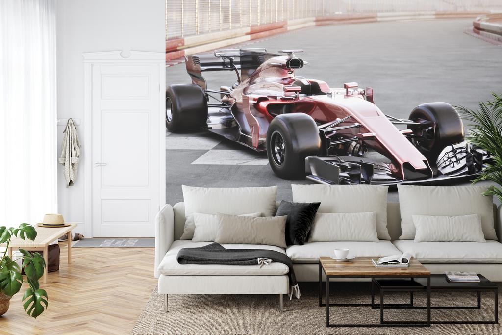 Photomural F1 Car On The Starting Line Non-Woven 90x60