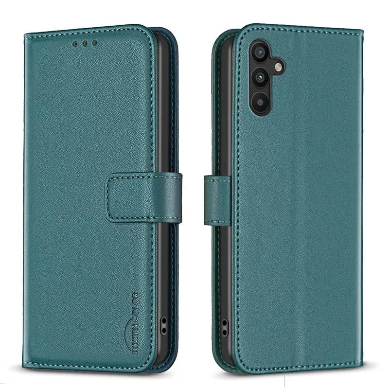 Etui portfelowe typu flip na Samsunga Galaxy A34 Klasyczne Etui skórzane na telefon Dla A34 5G A 34 SM-A346B A346E Etui z przegródką na karty Tylna okładka