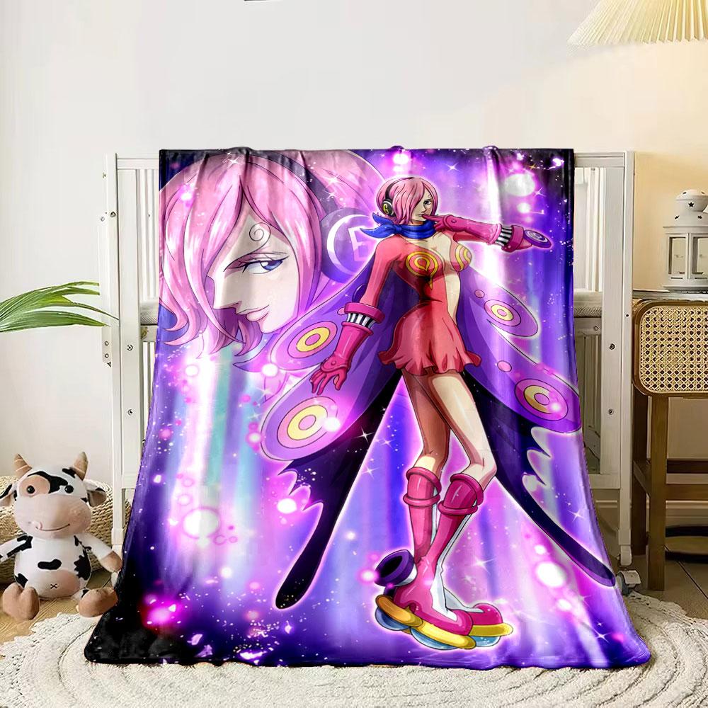 A pink butterfly-inspired outfit with glowing and sparkly purple accents. for all seasons blanket lunch break throw gift 80cm x 120cm