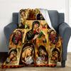 Virgin Mary Flannel Blanket Throw Blanket Soft Warm Sofa Bed Camping Car Home Decor Unique Christmas Gift C930911