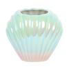 Iridescent Shell Flower Vase