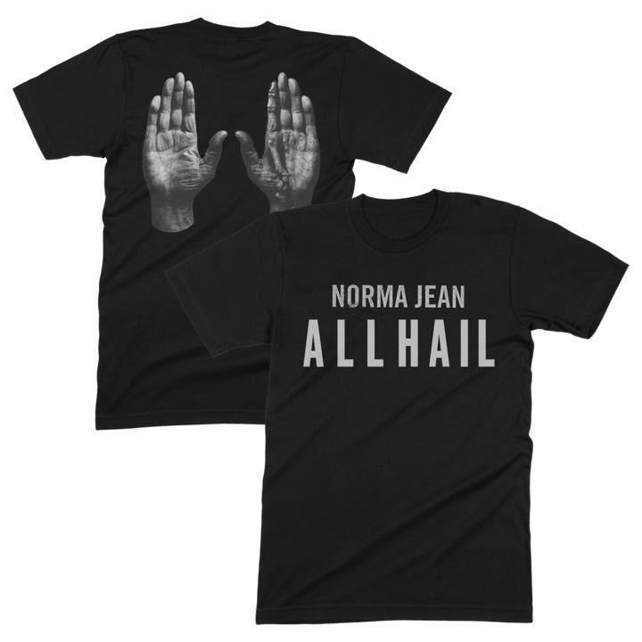 2 Sides Norma Jean band All Hail Black Cotton Shirt All size S-5XL T149 Unisex T-Shirt XXXXL
