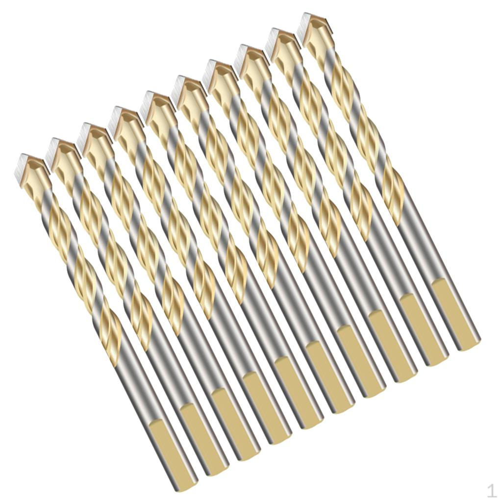 1 Twist Drill Bit, Masonry Auger Grooved Bit For Ceramic