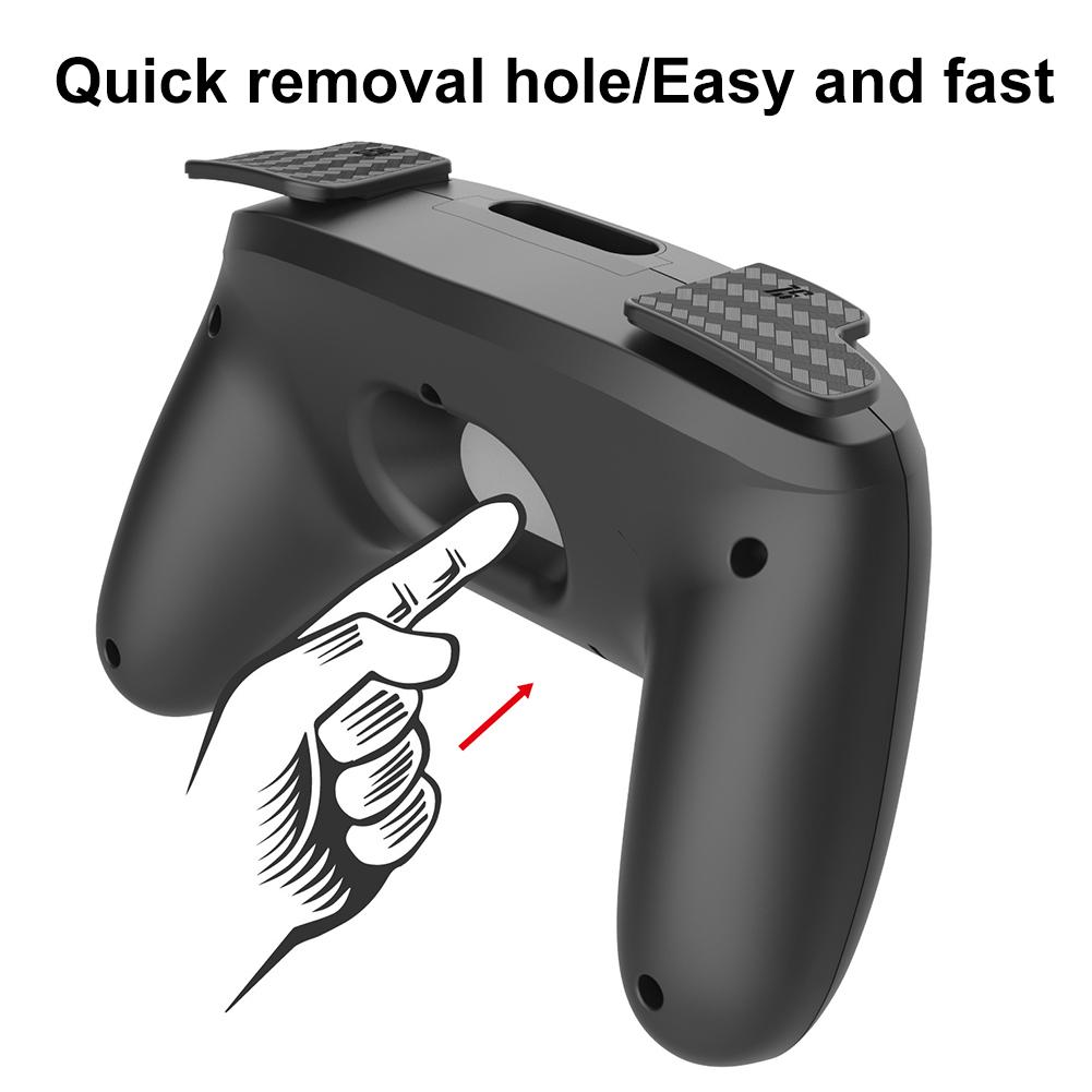 2pcs Hand Grips Fit for Switch 2 For Joycon Left+Right Bracket Holder Game Handle Hand Grip Case for Switch 2 Controller Gamepad