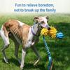 Durable Interactive Dog Toy for Medium Large Dogs Colorful Bite Rope Tug Toy with Hidden Food Compartment Long Lasting Wear