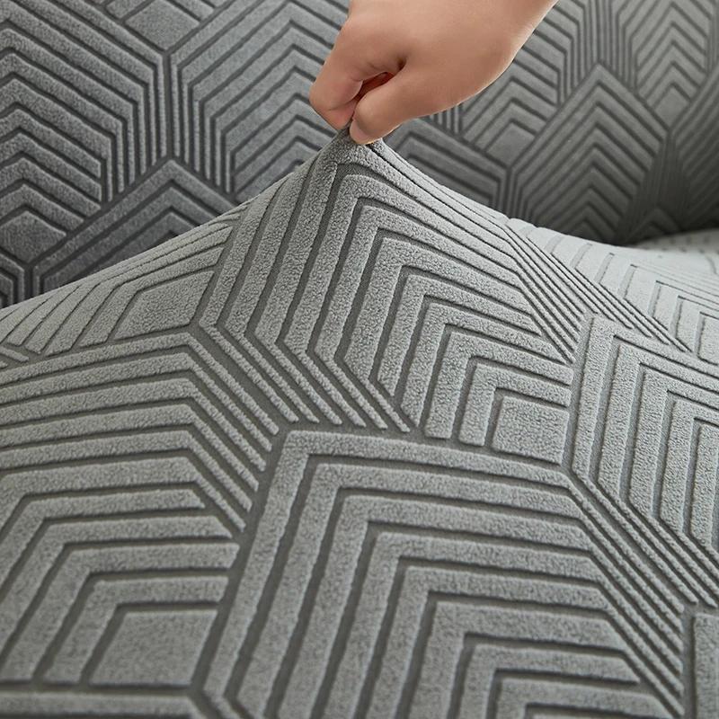 1 PC Jacquard Sofa Cover with Skirt Splash can be easily removed Couch Cover Protector of Bench with Armrest