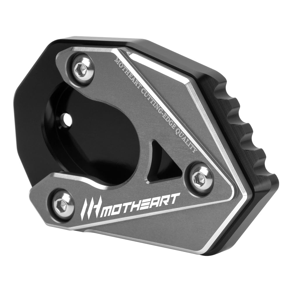 MotHeartCNC Motorcycle Side Stand Foot Enlarger Compatible with Ninja500/ZX4R/Z500 24-25