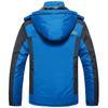 TACVASEN Men's Waterproof Ski Jacket Fleece Lining Warmth Parka Winter Snow Working Outdoors Hooded Coat Rain Shell Windbreaker