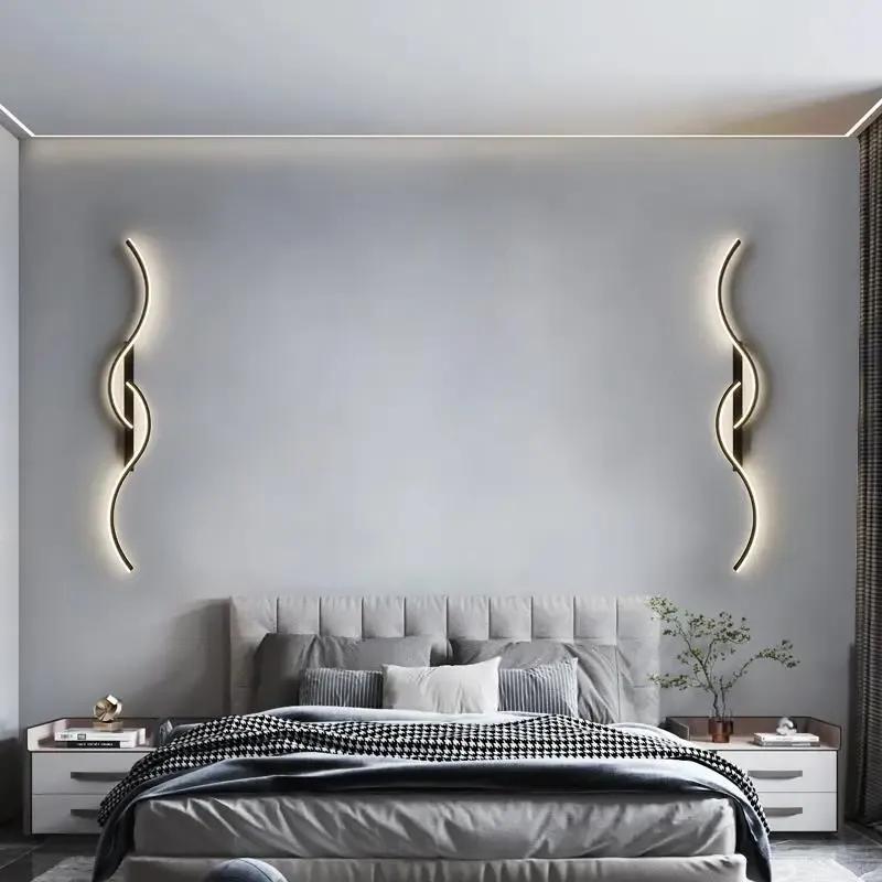 DAMIASMIL Modern LED Wall Lamp for Bedroom Bedside Wall Lights Home Living Room Decoration Interior Wall Sconce Fixture Luster