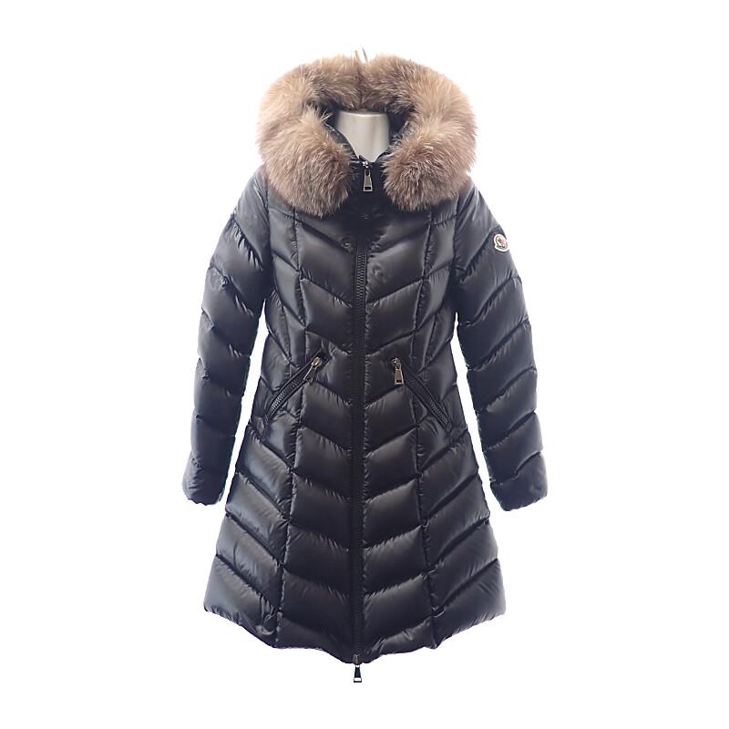 Moncler H20931C00069_C0065 Down Jacket Black Nylon Women