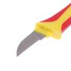 Hand Tool Insulated Knife Electricians Wire Stripper Cable Stripping Snips Straight Curved Blade Rubber Handle Peeling
