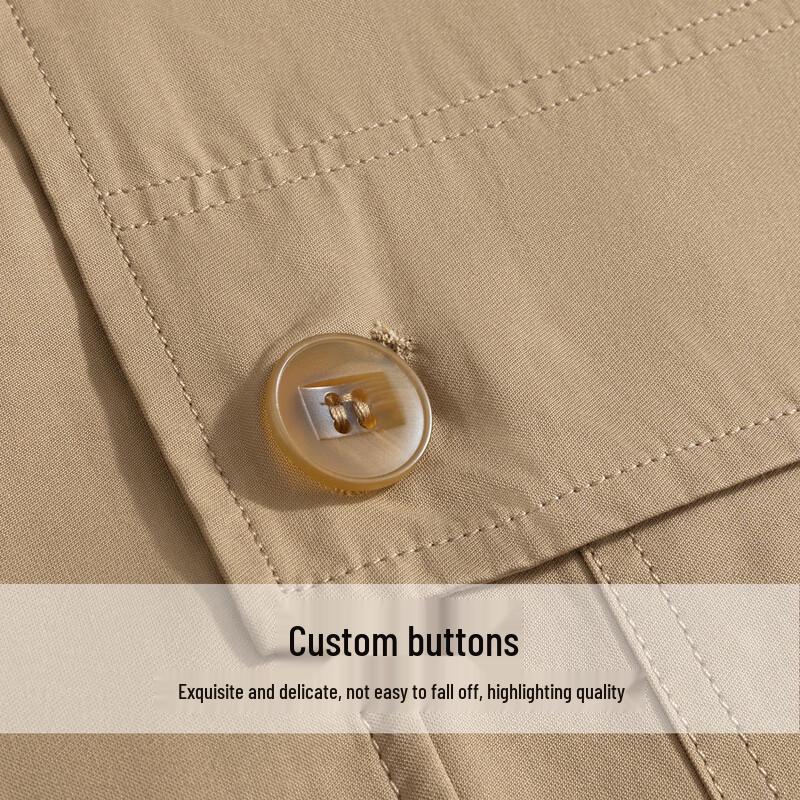 Hodo Men's Easy Care Windproof Collared Jacket