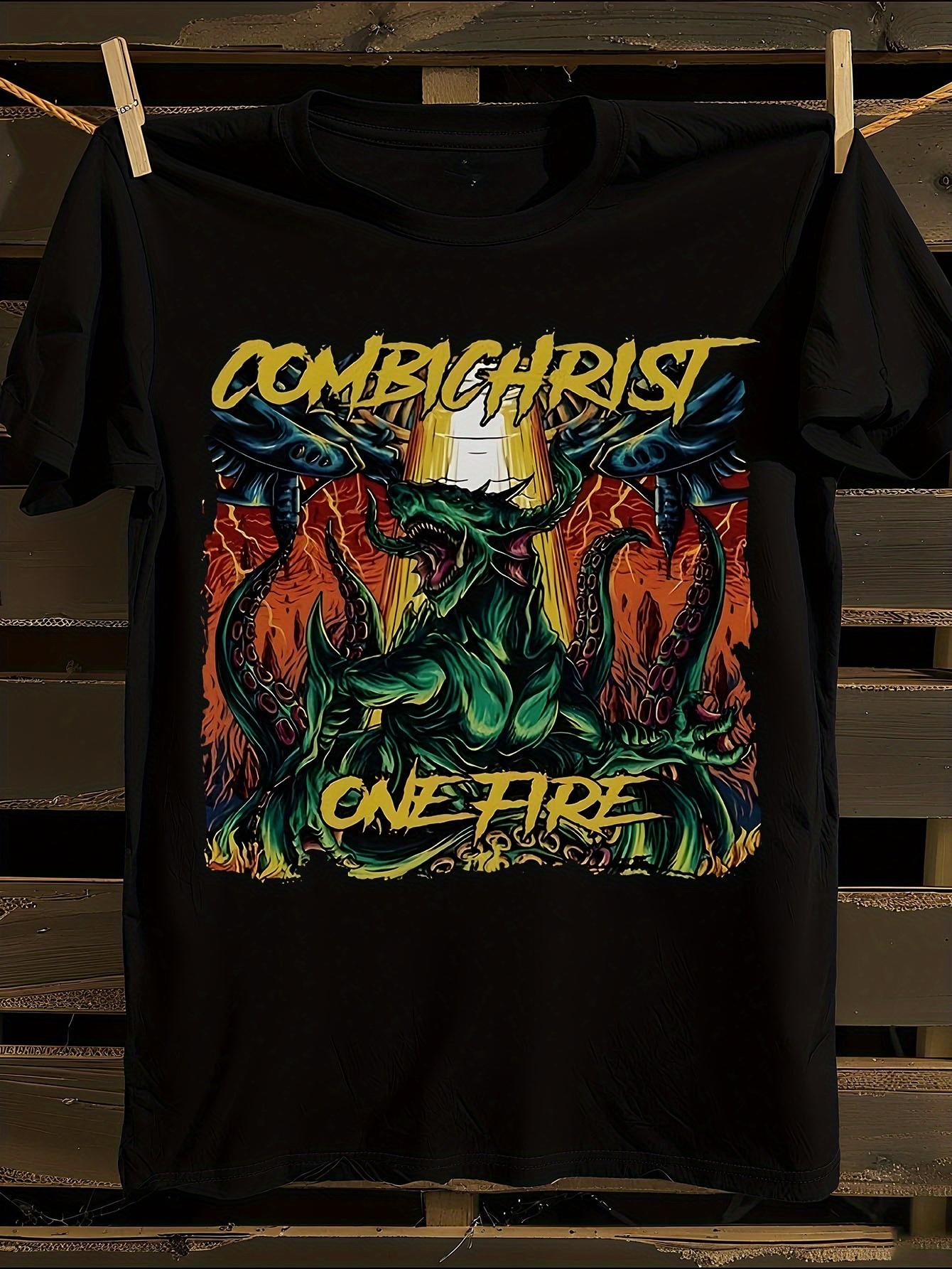 Vintage Tshirt Vintage COMBICHRIST Band ONE FIRE Graphic ... M