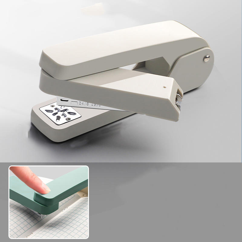 Portable Office Desk Rotatable Stapler Swivel Booklet Stapler for Book Binding School Office Home Supplies