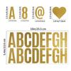 6Pcsset 2.5 Inches Waterproof 26 Alphabet Stickers  Colorful Stickers For Grad Cap Decoration And Diy Crafts Making Supplies