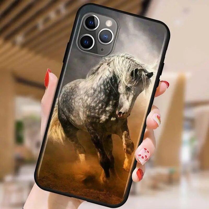 Pouzdro na telefon Running Horse pro iPhone Samsung Galaxy Redmi Xiaomi Oppo OnePlus Note SA 7 8 9 10 11 12 13 14 20 21 22 23 53 54 Pro Max Ultra TPU Soft