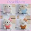 Adorable Cartoon Cat Plush Doll Cute Keychain For Backpacks And Bags In Assorted Colors