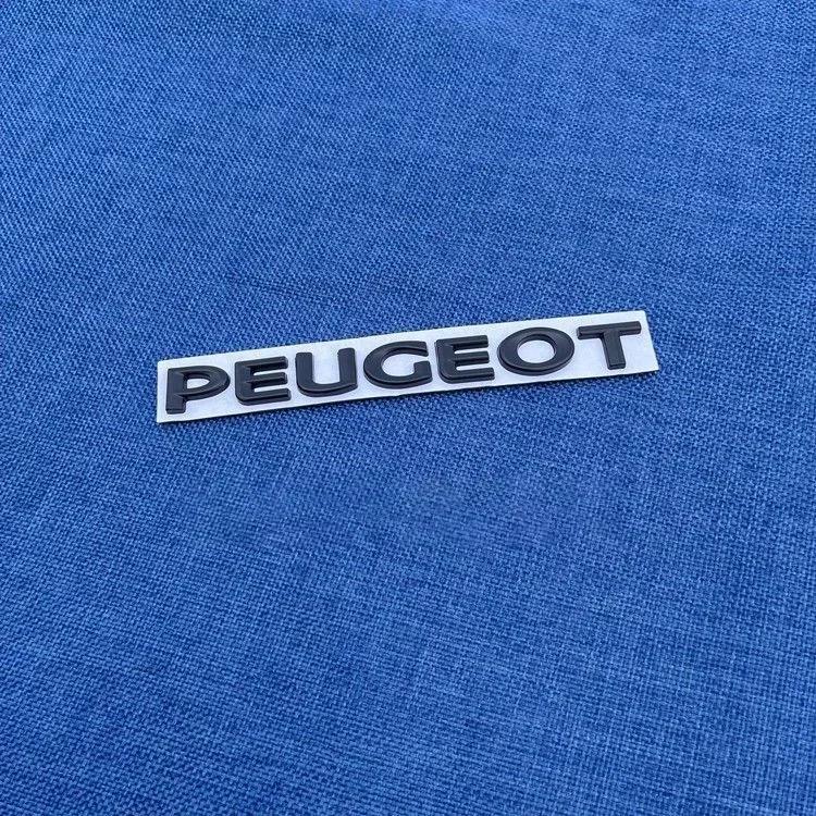 Car Rear Trunk Emblem Sticker Auto Tail Letter Badge for Peugeot 406 405 205 P3008 206 5008 308 208 408 508 407 107 307