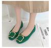 Women's Shoes Flat Shoes Square Toe Slip on Large Size Comfortable Casual Single Shoes Multicolor