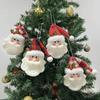 Christmas Tree Ornaments Fabric Santa Claus Hanging Decoration Doll Santa Claus Suitable for Home Wall Door Home Decor