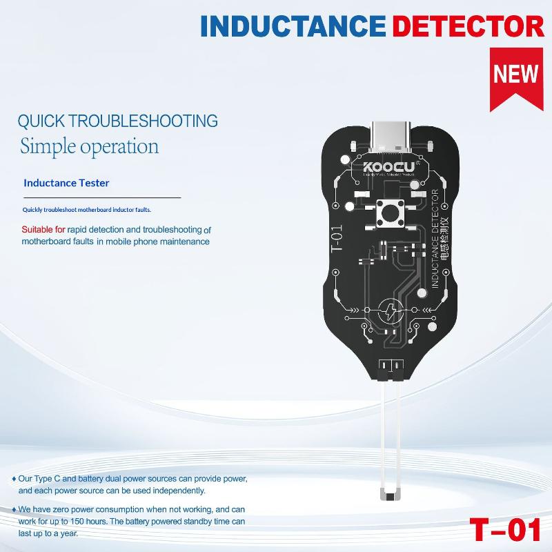 Inductance Tester Inductance Detector For Phone Motherboard Repair Short Circuit Fault Finder Tool Quick Fault Check
