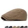 Embroidery Beret British Vintage Men's Forward Cap Spring Summer Sunshade Newsboy Cap