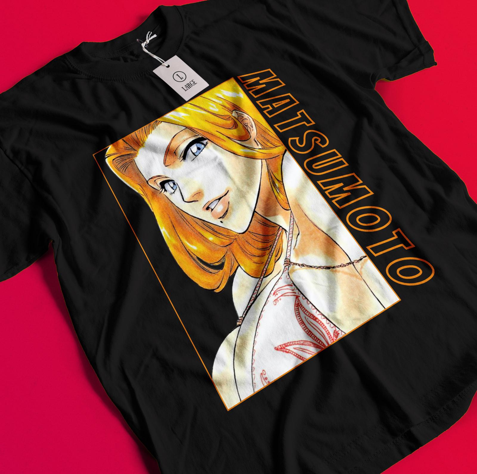 Рубашка Рангику Мацумото Bleach Аниме Футболка Айзен Футболка Ичиго Банкай Ихава BB745 S
