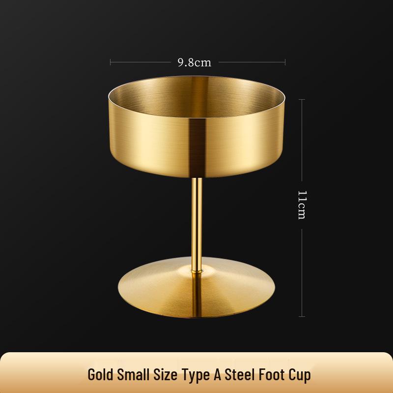Stainless Steel High-Footed Ice Cream and Dessert Cup