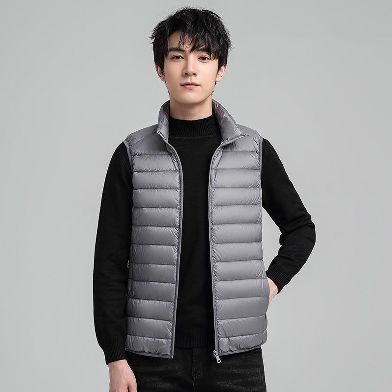 Men's 2025 Lightweight Hooded Down Jacket - New Arrival Winter Stand Collar Short Outerwear