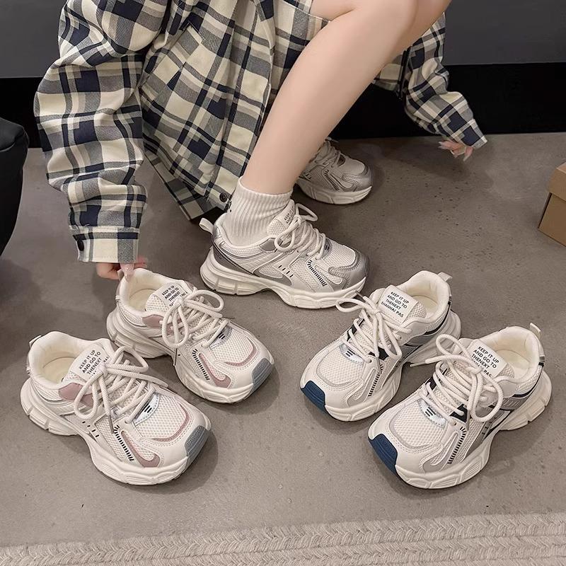 Spring/Autumn 2025 Girls' Casual Breathable Sneakers - Student & Children's Running Shoes