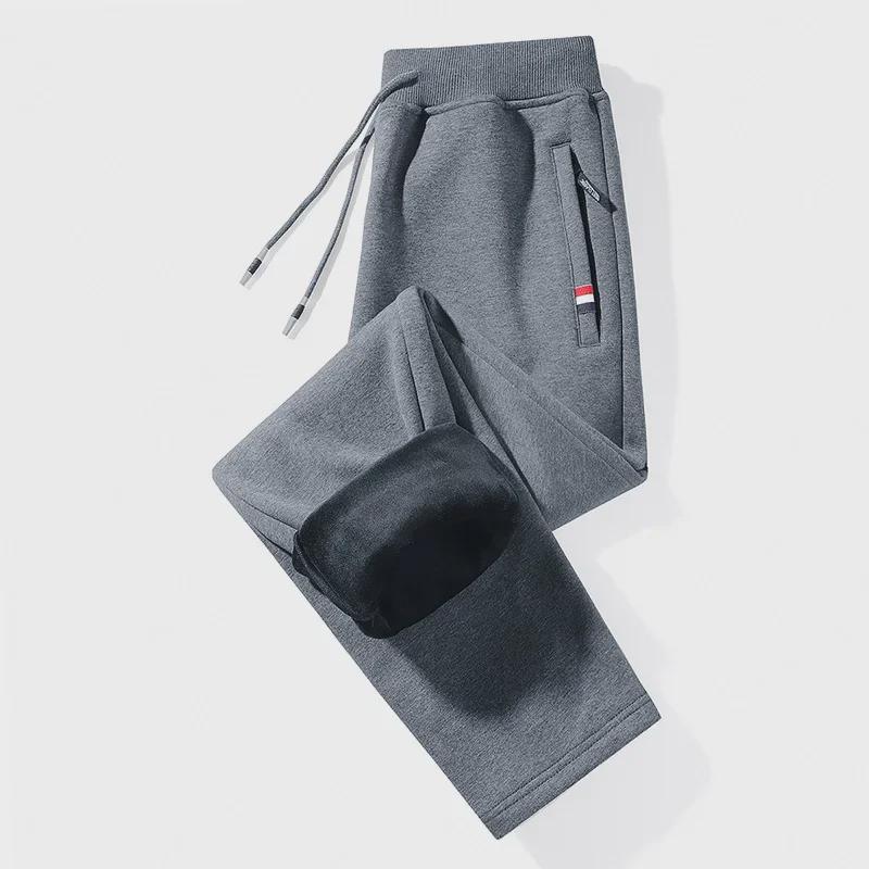 Ανδρικές Φόρμες Βαμβακερές με Ελαστική Μέση για Μεσήλικες και Ηλικιωμένους - Φαρδιές, με Βελούδο, Μεγάλο Μέγεθος