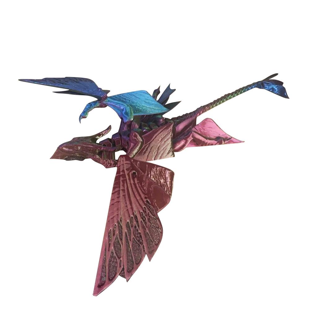 3D Printed Flying Dragon, Articulated Model, Flexible Animal Flying Dragon Figurine, 3D Printed Items Cheap, Stress Relief, Restlessness Relief
