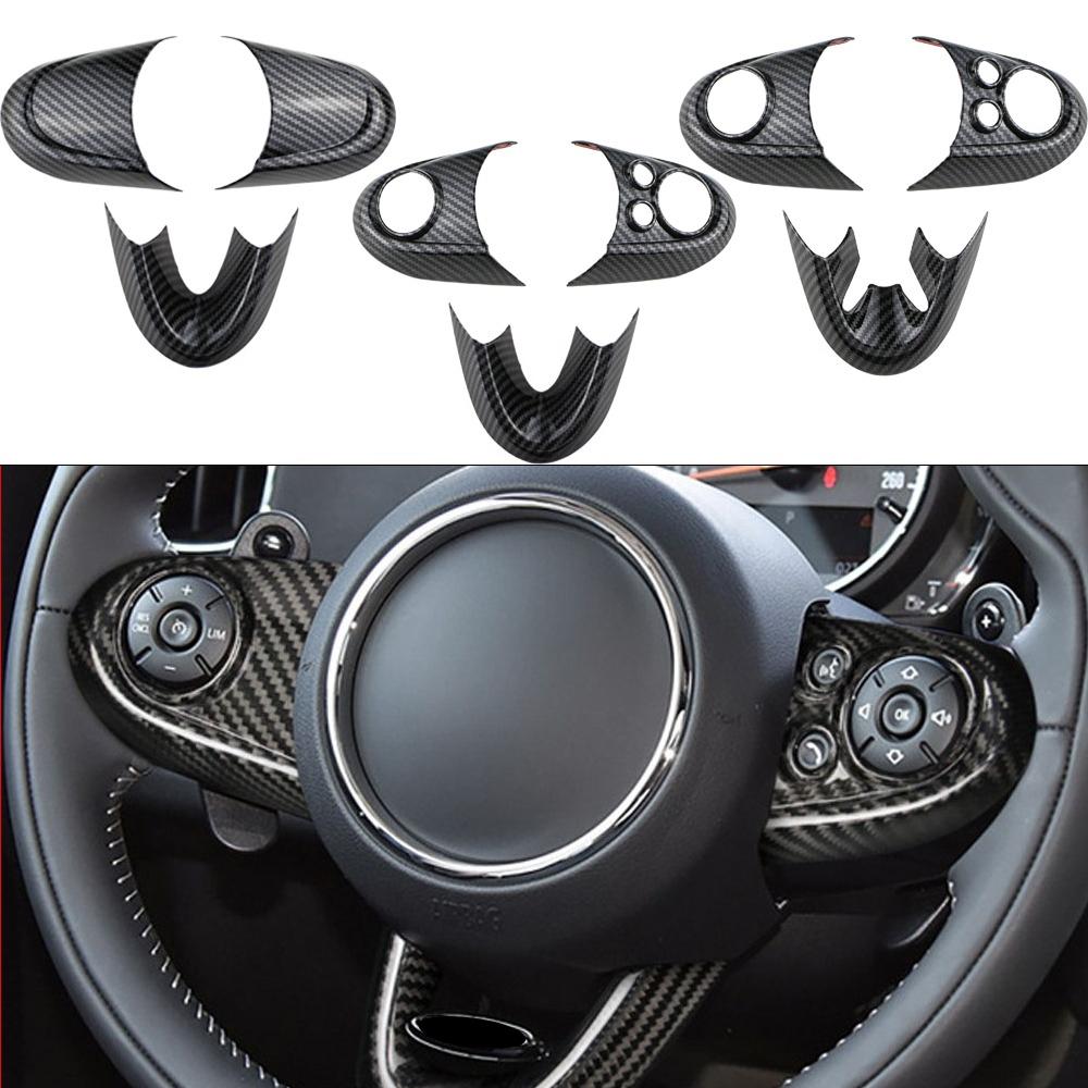 Car Steering Wheel Trim Cover Sticker for MINI Cooper F54 F55 F56 F57 F60 Interior Decoration Sticker Car Accessories