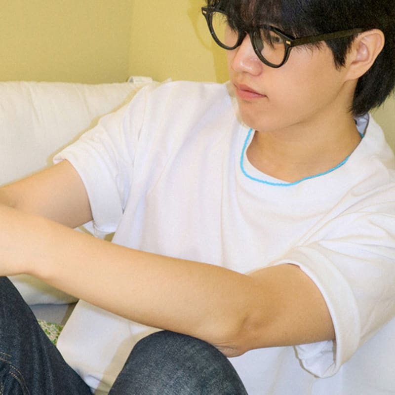 BICYCLE TROPHY Pickman Daily Bead Necklace 03 (SKY / 3mm Miyuki Beads)