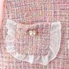 Girls' Korean Dress with Small Fragrance, New Long-sleeved Children's Skirt for Young Girls In Autumn.
