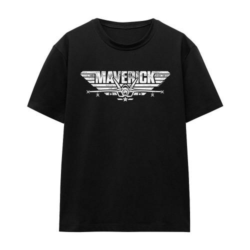 Top Gun Unisex Adult Maverick Logo T-Shirt