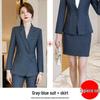 Women's High-End Korean Style Blazer Suit - Professional Workwear for Autumn/Winter