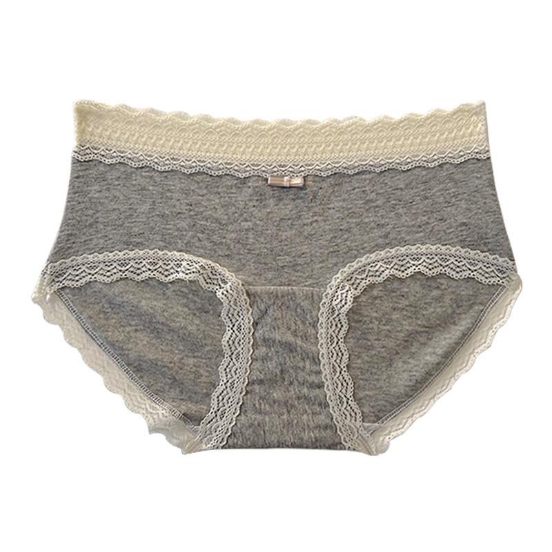 7A Antibacterial Japanese Sweet Cotton Mid-Waist Girls' Briefs - Soft, Breathable, and Comfortable.