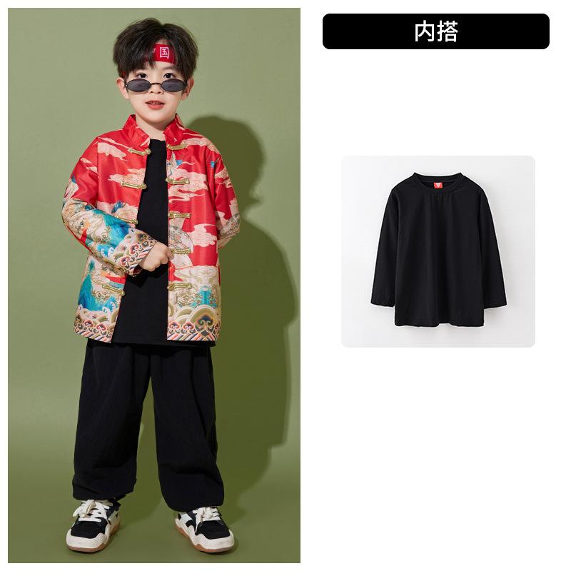 Костюм для детского выступления в китайском стиле Ханьфу на Новый год Праздничный костюм для игр в начальной школе Костюм для хорового выступления 110cm