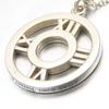 Used TIFFANY&Co. Necklace Atlas Open Medallion Silver925 3.8g Silver Accessories