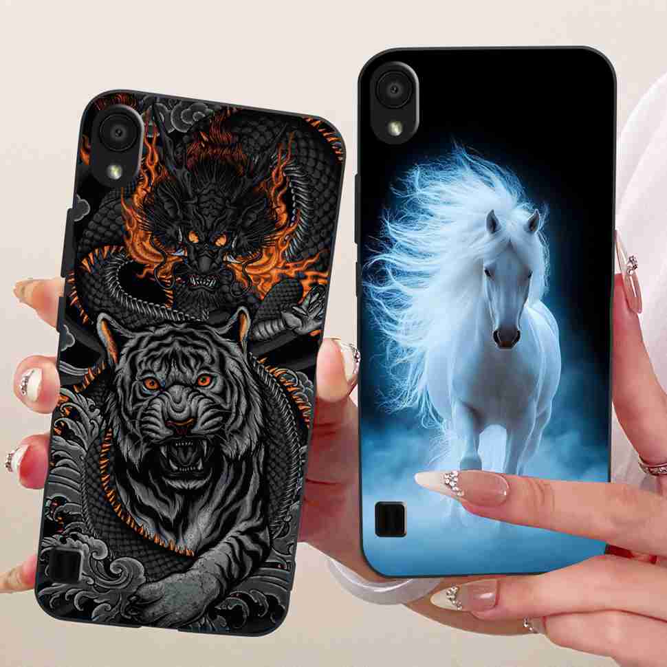 For ZTE Blade A5 2019 5.45" Case Luxury Design Popular Silicone TPU Black Cover Coque For ZTE Blade a5 A 5 2019 Phone Cases
