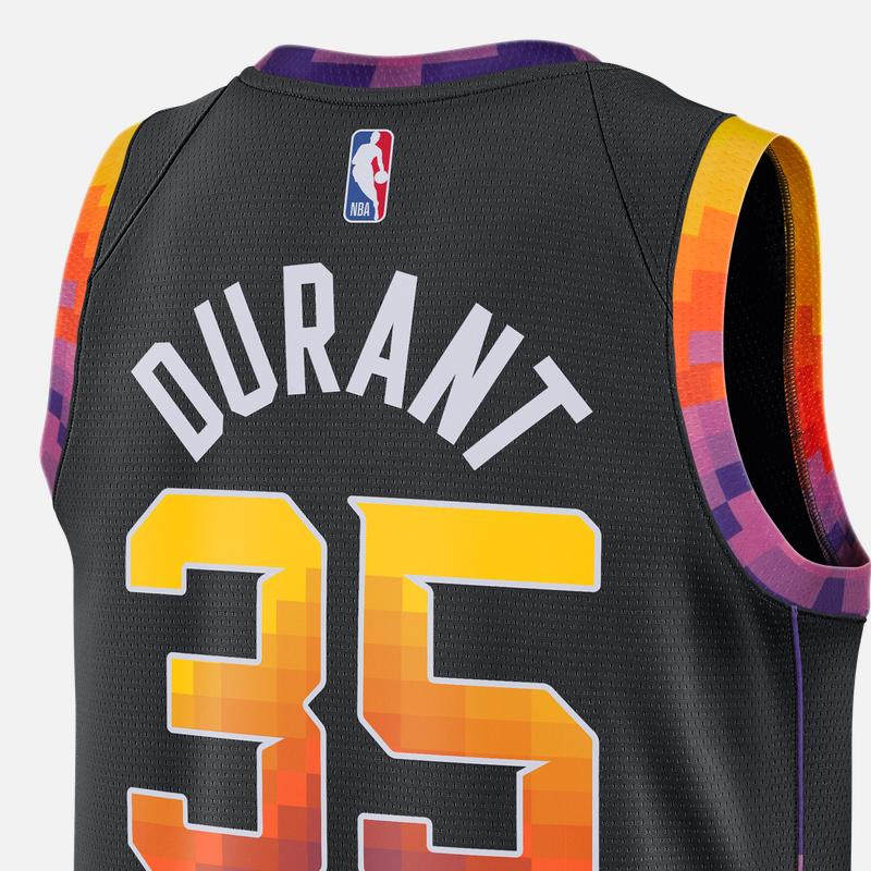 Nike Dri-Fit NBA Swingman Sleeveless Basketball Jersey, Phoenix Suns, Durant Men Tops Black DO9540-015